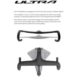 ULLICYC T4 ULTRA Road Bike Full Carbon Fiber Internal Cable Integrated Bicycle Handlebar Cockpit For 360mm-380mm With Mount