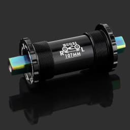 MUQZI Bicycle Titanium Ceramics Bottom Bracket MTB Road Bike BB68 103 107 110 113 119 122mm Square Tapered Axis