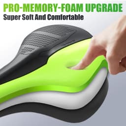 RBRL Bicycle Saddle Waterproof Bike Seat Hollow Breathable Comfortable MTB Bike Saddle Shock Absorption for Road City Cycling