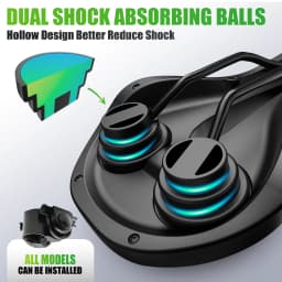 RBRL Bicycle Saddle Waterproof Bike Seat Hollow Breathable Comfortable MTB Bike Saddle Shock Absorption for Road City Cycling