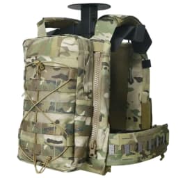Tactical Vest Back Panel Zipper on Backplate Airsoft Expansion Accessory Bag Pouch Vest Plate Carrier For Pharaoh Vest