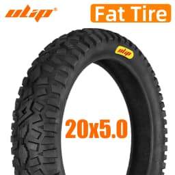 ULIP New 20x5.0 Fat Tire Off-road Bike Extra Wide Tyres for Sand Snow All Terrain for 20*4.0 Fat Bikes with E-Bikes 20 Inch Tire