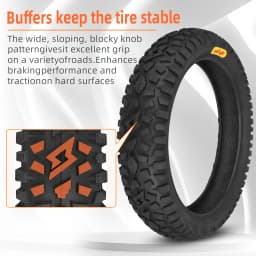 ULIP New 20x5.0 Fat Tire Off-road Bike Extra Wide Tyres for Sand Snow All Terrain for 20*4.0 Fat Bikes with E-Bikes 20 Inch Tire