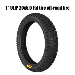 ULIP New 20x5.0 Fat Tire Off-road Bike Extra Wide Tyres for Sand Snow All Terrain for 20*4.0 Fat Bikes with E-Bikes 20 Inch Tire