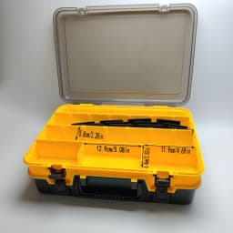 Luya Double-Layer Suitcase Fishing Toolbox Large Capacity Accessory Box Fake Bait Tool Parts Accessory Storage Box