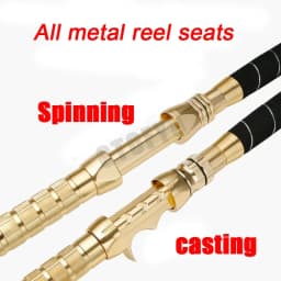 1.65M 1.80M 1.98M Casting Spining Fishing Rod 50kg Straight Butt Deep Sea Superhard Throwing shot Rod Ocean Boat Trolling Rod
