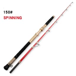 1.65M 1.80M 1.98M Casting Spining Fishing Rod 50kg Straight Butt Deep Sea Superhard Throwing shot Rod Ocean Boat Trolling Rod