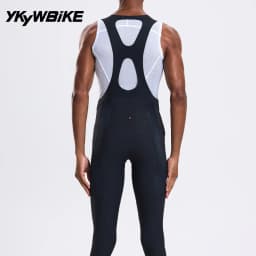 YKYWBIKE Men Cycling Bib Tight Italy Interface Padding 7 Hours Riding Road Bike Bibs Pants Seamless Bicycle Long Bib Spring