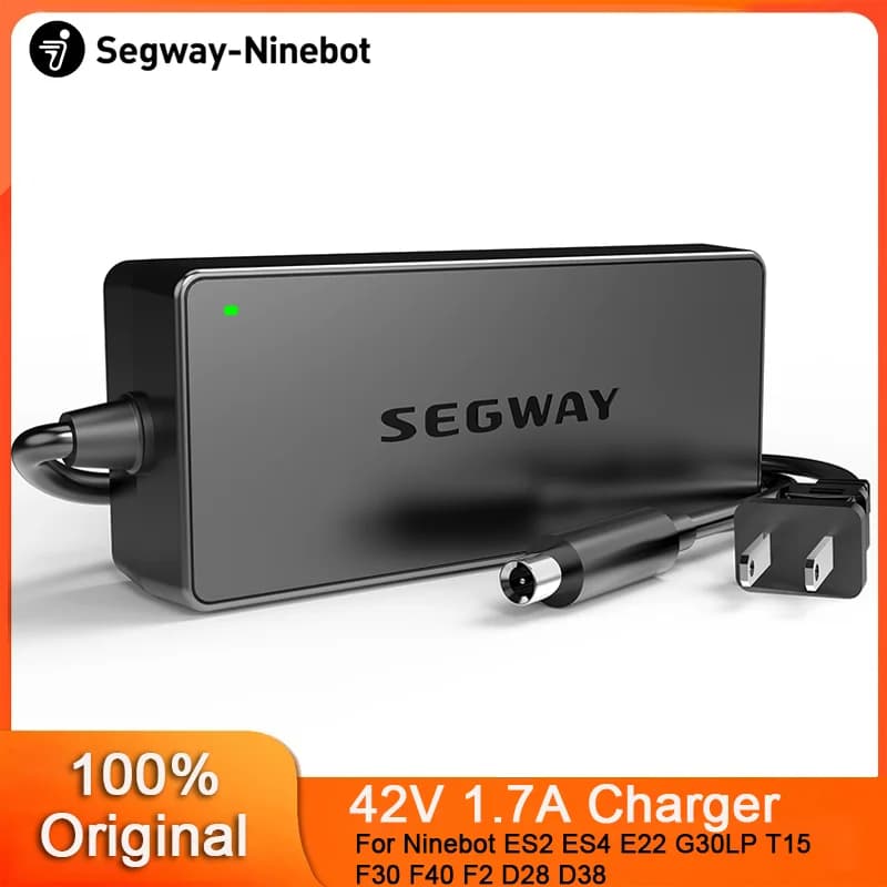 Original Segway Charger 42V 1.7A For Ninebot Max G2 G30L G30LP G30P F40 F30 F20 For Xiaomi M365/Pro Electric Scooter Parts