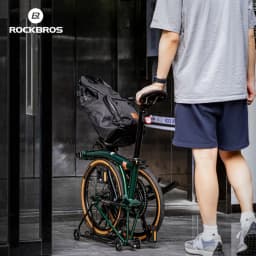 ROCKBROS Bicycle Bag Folding Bike Backpack Multifunctional Handbag Lengthened Zipper For Brompton 11.5L Capacity Crossbody Bag