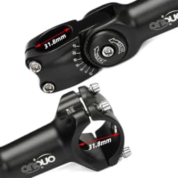 OUO Mtb Power For Giant OD2 31.8mm CNC Adjustable Bicycle Stem Riser 31.8mm Handlebar Stem Bicycle Fork Bike Table Takeaway