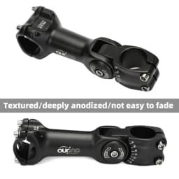 OUO Mtb Power For Giant OD2 31.8mm CNC Adjustable Bicycle Stem Riser 31.8mm Handlebar Stem Bicycle Fork Bike Table Takeaway