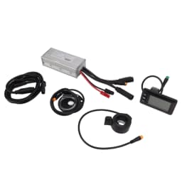 Electric Bike Motor Controller 22A Electric Bicycle Modification Kit with GD01 Panel for 500W Geared Motor