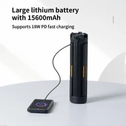 Camping Light Telescopic, Collapsible Outdoor Light, Electric Lantern, 15600mAh, Waterproof Flashlight Camping Lantern