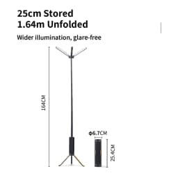 Camping Light Telescopic, Collapsible Outdoor Light, Electric Lantern, 15600mAh, Waterproof Flashlight Camping Lantern