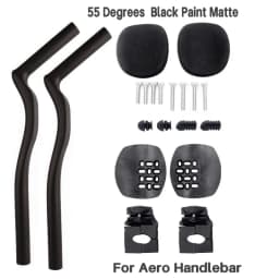 Carbon Road Handlebars Bicycle Rest Bar TT Handlebar Clip On Aero bar Bike Racing Carbon Handle Bar 30°/45° Triathlon Handles