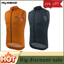YKYWBIKE Man MTB Sleeveless Cycling Vests Sports Breathable Road Bike Clothing Cycling Gilets Vest Summer Bicycle Vest