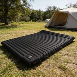 4 Inch Thick Double Inflatable Air Mat - Quick Inflation Camping Sleeping Pad Portable for Hiking Travel