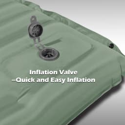 4 Inch Thick Double Inflatable Air Mat - Quick Inflation Camping Sleeping Pad Portable for Hiking Travel