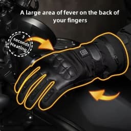 Heated Motorcycle Gloves for Men Tactical Winter Gloves Bicycle Supplies Skiing Gear Bike Accessories Warm Cycling