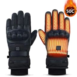 Heated Motorcycle Gloves for Men Tactical Winter Gloves Bicycle Supplies Skiing Gear Bike Accessories Warm Cycling