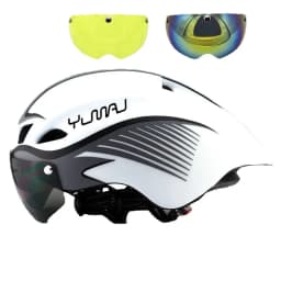 Brand New YUMAJ WINGER II Aero Road Bicycle Helmet for Riding with Magnetic Goggles TT Racing Bicycle Sports Safety Helmet YM-16