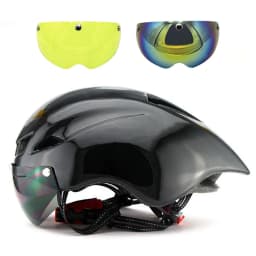 Brand New YUMAJ WINGER II Aero Road Bicycle Helmet for Riding with Magnetic Goggles TT Racing Bicycle Sports Safety Helmet YM-16