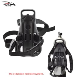 1Pcs Scuba Diving Single Tank Back Pack Single Tank Holder Bracket Back Gas Cylinder Backpack Snorkeling Oxygen Support