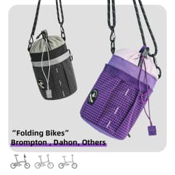 Rhinowalk Bicycle Front Tube Water Bottle Bag 2.5L Urban Cycling Handlebar Carrier Pouch Storage For MTB Road Bike Folding Bike