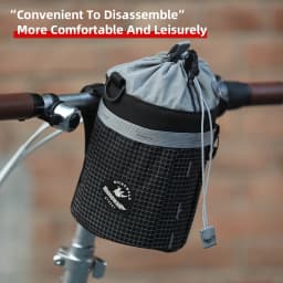 Rhinowalk Bicycle Front Tube Water Bottle Bag 2.5L Urban Cycling Handlebar Carrier Pouch Storage For MTB Road Bike Folding Bike