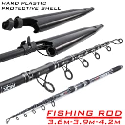 Sougayilang 30T High Carbon Carp Fishing Rod 36 42 Meters EVA Non Slip Grip Telescopic Rod Hard Power Long Casting Fishing Rod