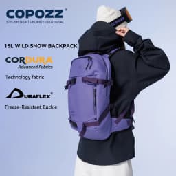 COPOZZ New Multi-Functional Ski Backpack Large Capacity Sports Board Bag Dry Wet Separation Snowboarding Camping Hiking Snow Bag