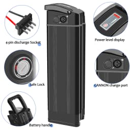 New Silver Fish Battery Case MAX 70pcs 18650 Cell Battery Box for Ebike Battery Large Shell Case for Electric Bicycles Folding