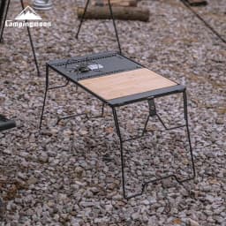 CK-3650-T38 CAMPINGMOON IGT Camping Chair and Table Set Outdoor FoldingCoffee Korean Bbq Grill Table Outdoor Foldable Camping