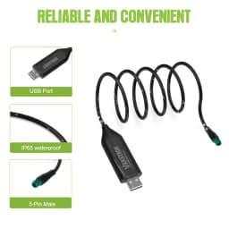 BAFANG CAN-bus USB Programming Cable for Bafang BBS01 BBS02 BBS03 BBSHD Mid Drive Center Electric Bike Motor Programmed Cable