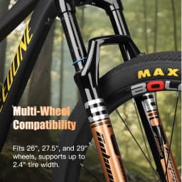BOLANY Bike Air Fork 27.5/29inch 120mm Travel Oil Air Suspension Lightweight Magnesium Alloy Quick Release Bicycle Air Fork