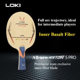 LOKI RXTON 5PRO Provincial Team Table Tennis Blade Inner Basalt Carbon 5 Wood 2 Carbon Professional Ping Pong Paddle Fast Attack