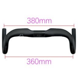 BALUGOE Carbon Fiber Ultralight Road Bicycle Handle Full Internal Wiring Handle Professional Competition Competitive Cycling
