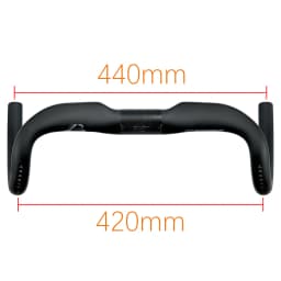 BALUGOE Carbon Fiber Ultralight Road Bicycle Handle Full Internal Wiring Handle Professional Competition Competitive Cycling