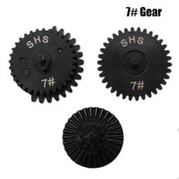 SHS CNC Steel Cutting Hight Speed High Torque Gear Set For AEG Gearbox SR25/9:1/12:1/13:1/16:1/18:1/100:200/100:300 Gear Set