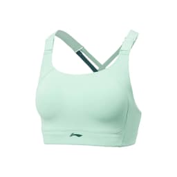 Li-Ning Women's Training Sports Bra LN SWEAT PROOF Stable Support 76%Polyester 24%Elastane Tight LiNing Corss Strap Bras AUBW010