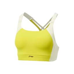 Li-Ning Women's Training Sports Bra LN SWEAT PROOF Stable Support 76%Polyester 24%Elastane Tight LiNing Corss Strap Bras AUBW010