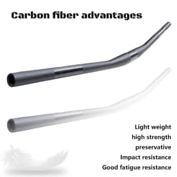 Syncros Carbon Fiber MTB Handlebar 9 Degree 31.8mm Matte Flat Mountain Bike Handlebars Bicycle Accessories