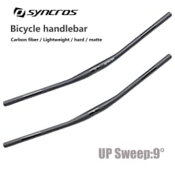 Syncros Carbon Fiber MTB Handlebar 9 Degree 31.8mm Matte Flat Mountain Bike Handlebars Bicycle Accessories