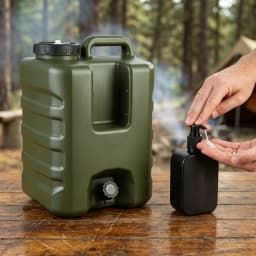 20L Water Jug with Spigot Large Camping Waters Jug Multifunction Waters Storage Containers for Emergency Storage Outdoor Hiking