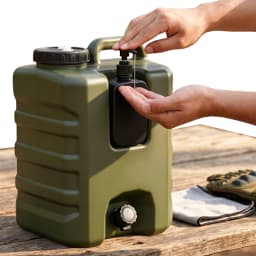 20L Water Jug with Spigot Large Camping Waters Jug Multifunction Waters Storage Containers for Emergency Storage Outdoor Hiking