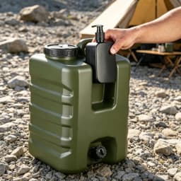 20L Water Jug with Spigot Large Camping Waters Jug Multifunction Waters Storage Containers for Emergency Storage Outdoor Hiking