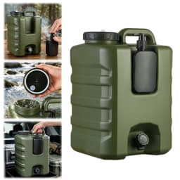 20L Water Jug with Spigot Large Camping Waters Jug Multifunction Waters Storage Containers for Emergency Storage Outdoor Hiking