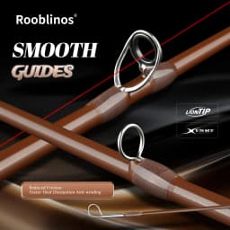 ROOBLINOS Fly Fishing Rod 4/5wt,9ft(2.7m)Ultra Lite,Carbon Rod,Freshwater Fly Rods,JIT,2026 New Fishing Rod