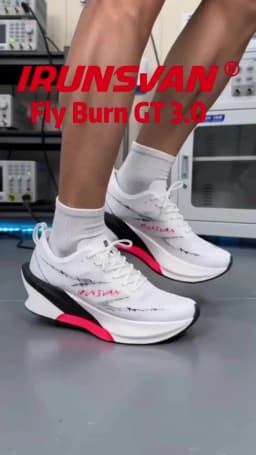 IRUNSVAN Men's Full Palm Carbon Plate Marathon Running Shoes Breathable And Comfortable Sports Shoes